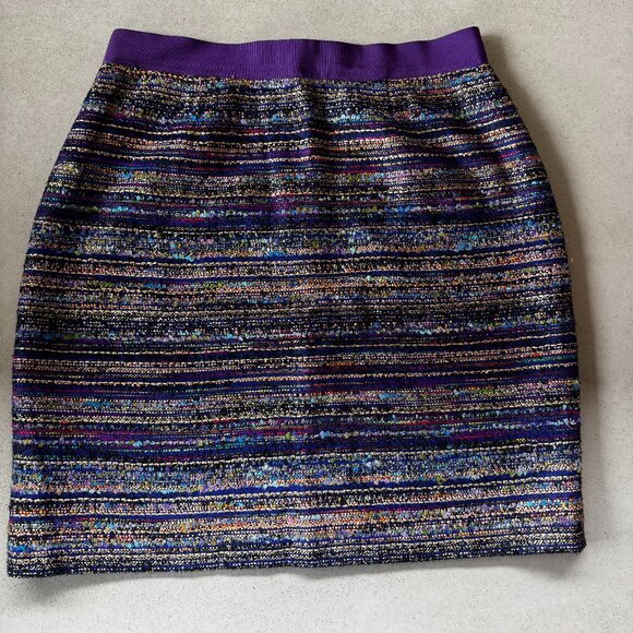 Kate Spade “Skirt the Rules” Tweed Pencil Skirt – Multi-Color Metallic – Size 4 - Picture 1 of 5